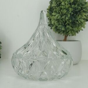 Hershey Kiss Style Glass Jar